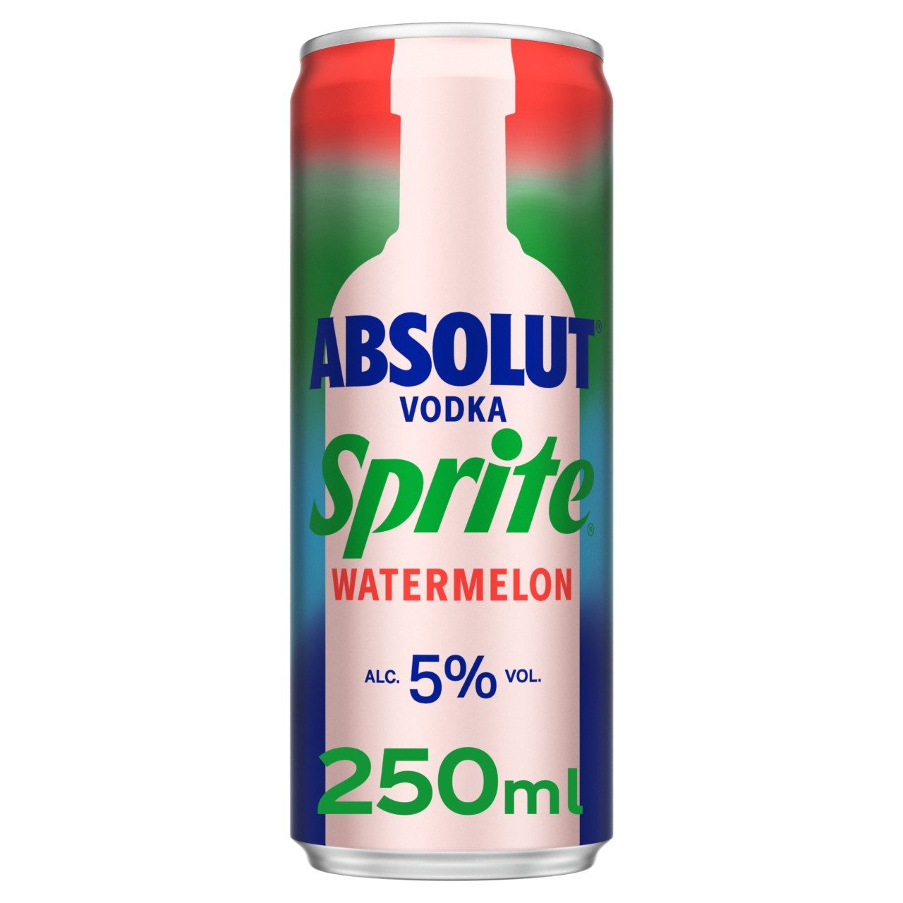 Absolut Vodka Sprite & Watermelon 25cl Blikjes Tray 12 Stuks – ready-to-drink mixdrank