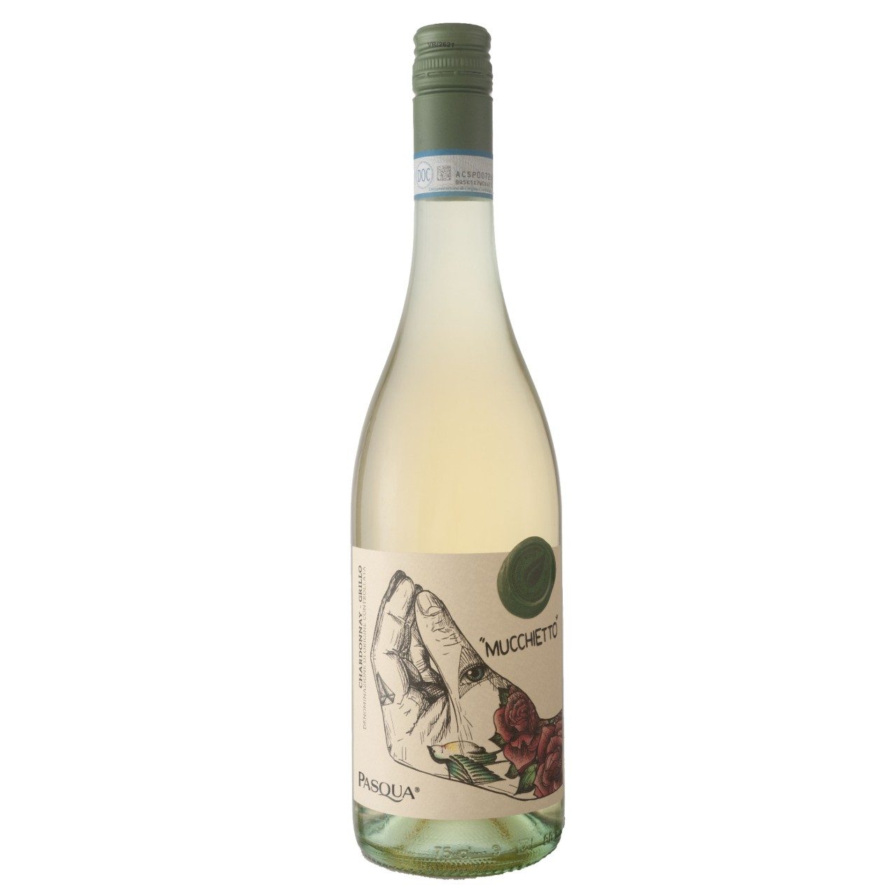Mucchietto Chardonnay Grillo 75cl – biologische witte wijn Italië