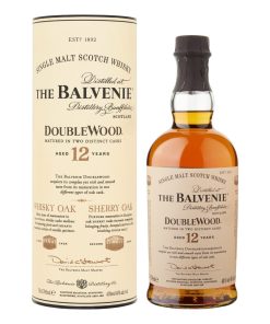 The Balvenie DoubleWood 12 Jaar Single Malt Whisky 70cl met geschenkverpakking