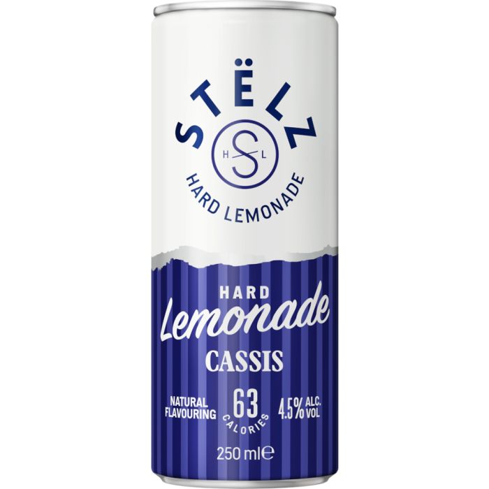 Stelz Hard Lemonade Cassis Blikjes