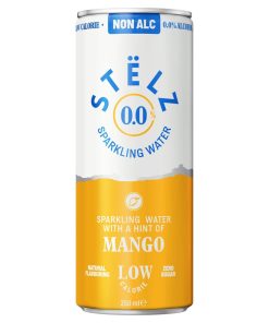 Stelz Iced Tea Mango 0.0 Alcoholvrij Blikjes 25cl Tray 12 Stuks