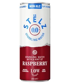 Stelz Raspberry 0.0 Alcoholvrij Blikjes 25cl Tray 12 Stuks