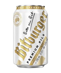 Bitburger bier blikjes tray 24 stuks 33cl