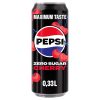 Pepsi Zero Cherry Cola Blikjes 33cl Tray 12 Stuks