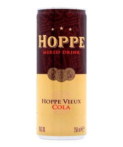 Hoppe Vieux Cola blikjes 25cl tray met 12 ready to drink cocktails