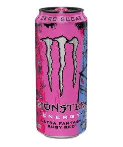 Monster Ultra Fantasy Ruby Red Zero Energy Drink Blikjes 50cl Tray 12 Stuks