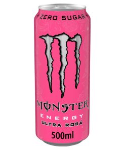 Monster Ultra Rosa Zero Energy Drink Blikjes 50cl Tray 12 Stuks