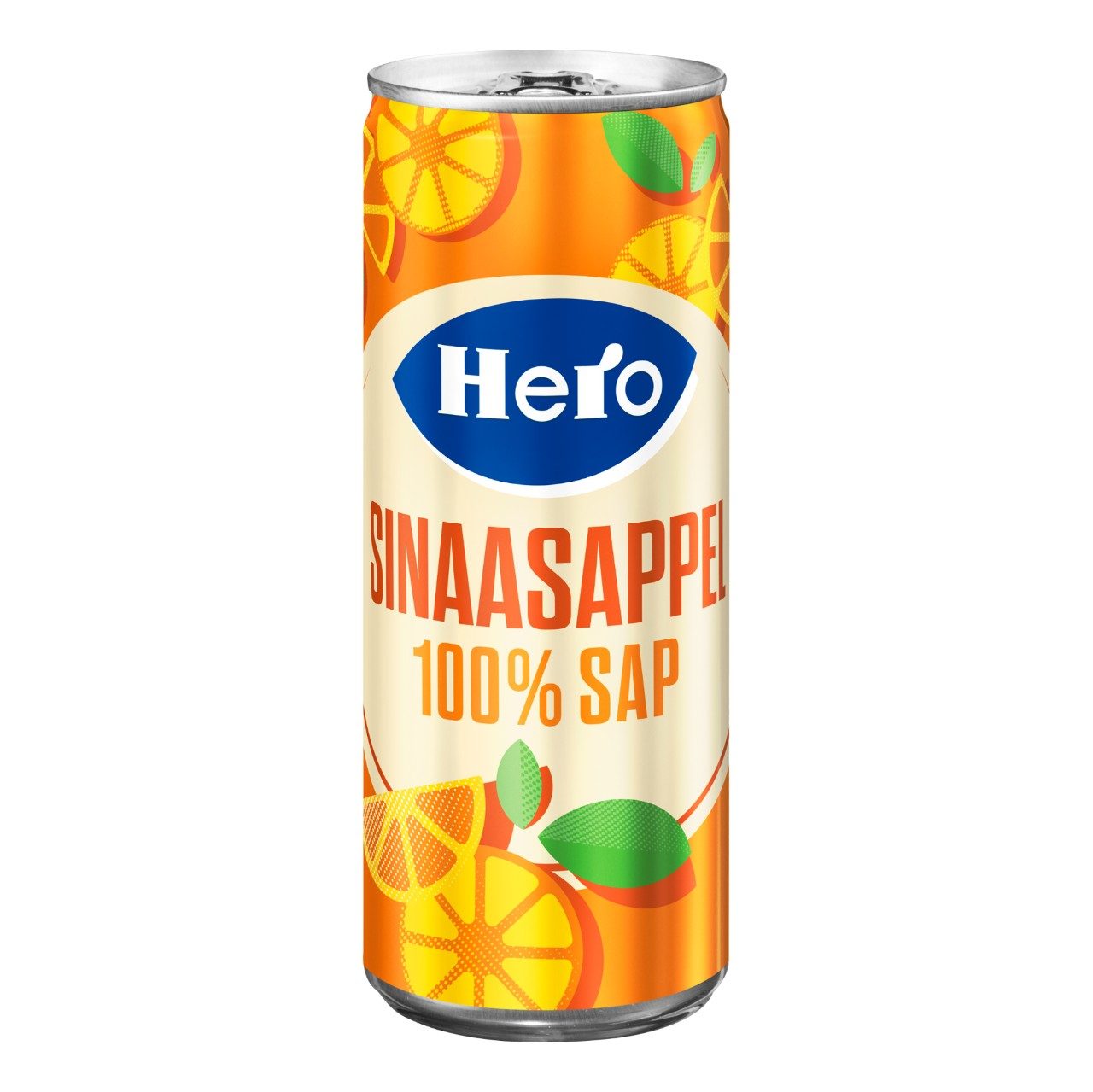 Hero Sinaasappelsap Blikjes 25cl Tray 24 Stuks
