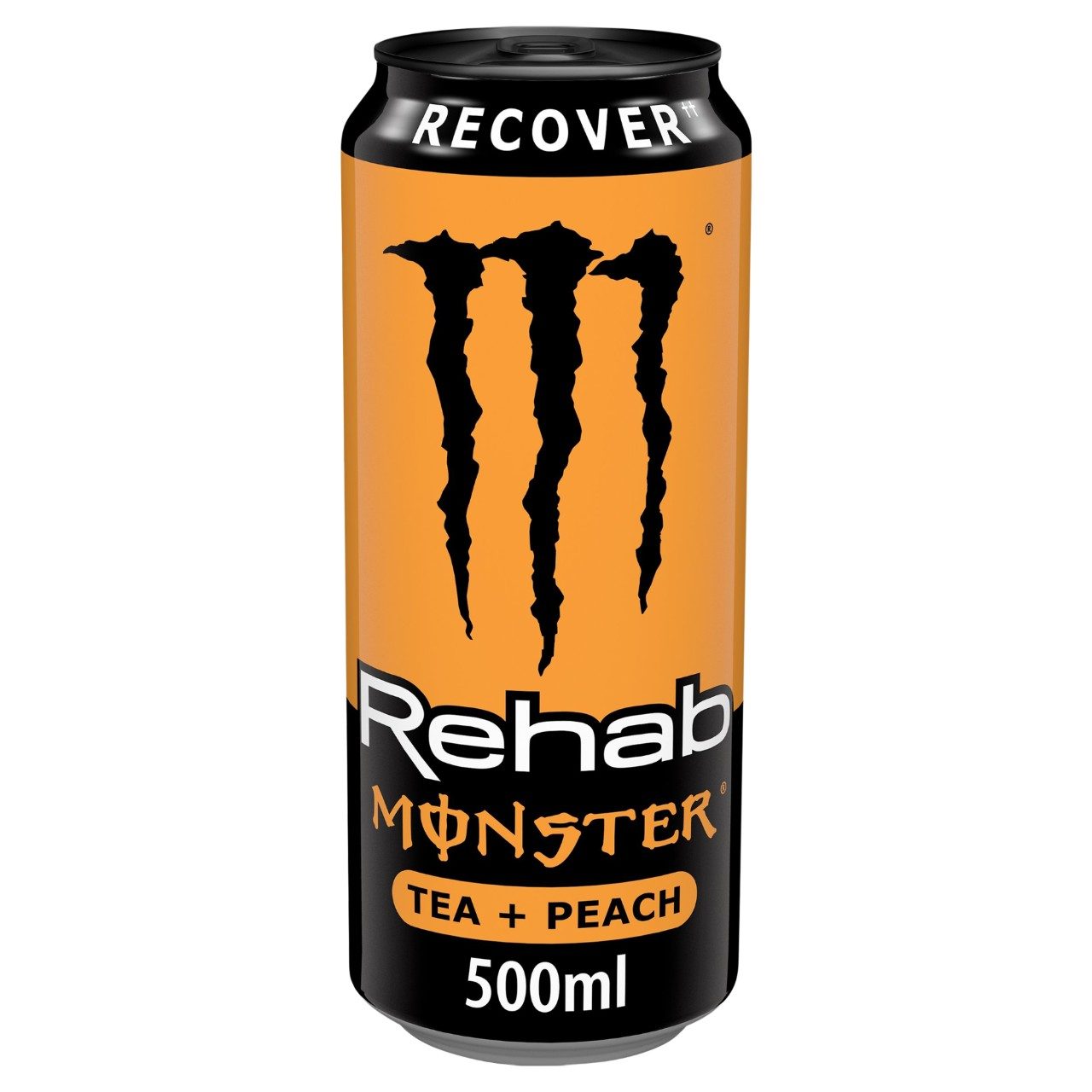 Monster Rehab Recover Peach Tea Blikjes 50cl Tray 12 Stuks