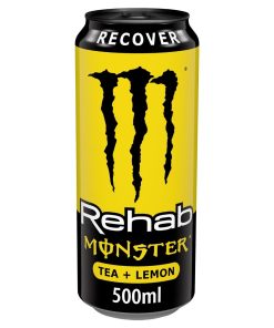Monster Rehab Tea Lemon Blikjes 50cl Tray 12 Stuks