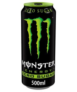 Monster Zero Sugar Energy Drink Blikjes 50cl Tray 12 Stuks