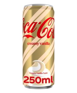 Coca Cola Creamy Vanille Blikjes 25cl Tray 24 Stuks