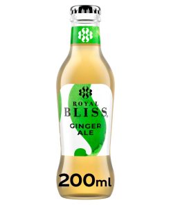 Royal Bliss Ginger Ale 20cl glazen flesjes horeca krat 24 stuks