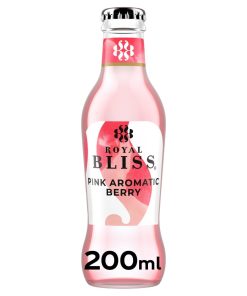 Royal Bliss Pink Aromatic Berry 20cl glazen flesjes in horeca krat met 24 stuks