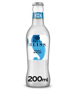 Royal Bliss Tonic Water 20cl glazen flesjes horeca krat 24 stuks