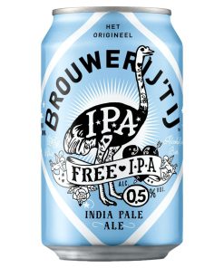 Brouwerij 't IJ Free IPA 0,5% in een tray met 24 blikjes van 33cl